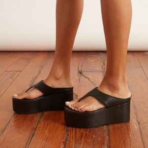 New with Box -Simon Miller Platform Thongs, $490.